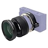FotoZ 49mm 0.75x Wide Angle Lens, for Sony Vlogcam ZV-1 II Accessories, 2 in 1 HD Wide & Macro Conversion Lens with Extension Tube, Bayonet Mount Lens Adapter