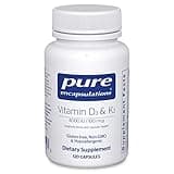 Pure Encapsulations Vitamin D3 & K2 | Bone and Vascular Health Support | 120 Capsules*