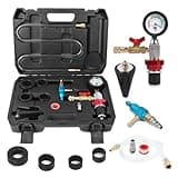 Coolant Vacuum Refill Kit Quick Coolant System Refiller Kit, Universal Adapters, Precise Flow Control Coolant Vacuum Filler Coolant Vacuum Purge and Refill Tool Kit for Most Vehicles