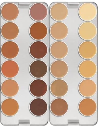 Kryolan Dermacolor Camouflage 24 Color Palette By 71008 K