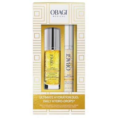 Obagi Daily Hydro-Drops Facial Serum & Rejuvenating Eye Gel Cream Set – 1oz Facial Serum Hydrates & Helps Soften the Appearance of Wrinkles & .5oz Eye Cream Instantly Brightens, Smooths, & Depuffs