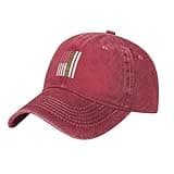 SDFRTG Liver Transplant USA Flag Baseball Cap Women Men Hat Adjustable Washed Golf Caps Dad Hats Red