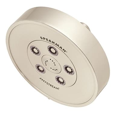 Speakman S-3010-BN-E175 Neo Anystream Multi-Function Adjustable Shower Head, 1.75 GPM, Brushed Nickel, 3 Settings