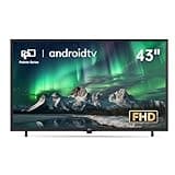 FPD 43 Inch Smart TV Flat Screen Frame LED Television Full HD 1080p Google Cast Built in, Streaming Live Ultra Thin HDR10 Android TV, Bluetooth, Vesa, Hdmi, WiFi (Palette-Series 2025)