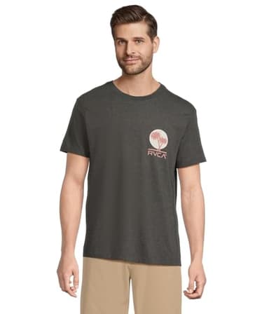 RVCA Men's Puerto Nuevo SS Short Sleeve TEE,Black,XX-Large