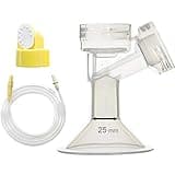 Swing Tubing and Breast Pump Kit Compatible with Medela Swing Breastpump. Inc. 1 Medium Breastshield (Comparable to Medela Personalfit 24mm), 1 Valve, 1 Membrane, and 1 Replacement Tubing