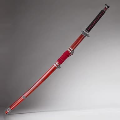 40 inches Wolf Katana-Cosplay Sword Metal Red Mortal Blade