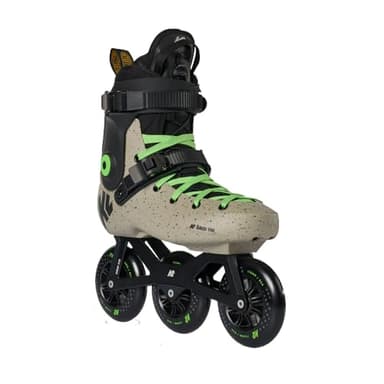 K2 Skate Grid 110 Hardboot Inline Skates, Khaki/Green, Size 12