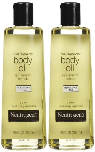 Neutrogena Body Oil, Fragrance Free, 8.5 Fl Oz (Pack of 2)