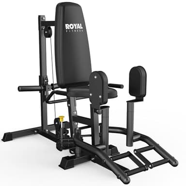 Royal Fitness Hip Abductor Adductor Machine, Inner and Outer Thigh Machine , Glute Machines Home Gym Thigh Master, Black