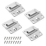 Cooler Stainless Steel Hinges Replacement for Coleman Igloo Ice Chest Hinges, Replaces Coleman Cooler Parts 5250 5286b 6262 6270 6286 5235 5277, Replacement Hinges for Coleman Xtreme Coolers (4 Pack)
