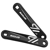 BUCKLOS Ebike Mountain Bike Square/Diamond/Hollow Crank Arm -152MM/170MM/175MM MTB Aluminum Bicycle CrankSet for Electric Bike/Road Bike/Commuter Bike/Exercise Bike/Fat Bike
