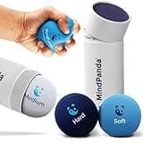 Mind & Body Stress Balls for Adults - Triple Density Squeeze Balls for Hand Therapy & Grip Strengthening - Stress & Anxiety Relief - Physical Therapy Support - Soft, Medium, Hard Gel Core