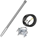 Bingfu 915MHz Helium HNT Lora Antenna 3dBi - 10ft ALSR240 Low Loss Cable - Compatible with Nebra Bobcat 300 Cal-Chip RAK V2 Syncrobit SenseCAP M1 Helium HNT Miner Hotspot Gateway