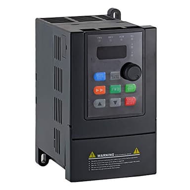 ATO 2hp 1.5kW Single to Three Phase VFD, VFD 220V Input 220V 3 Phase Output 2hp, 220-240V 1 Phase to 3 Phase VFD 7.5A Variable Frequency Drive Inverter for 3-Phase AC Motor Speed Controls