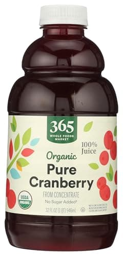 365 by Whole Foods Market, Organic Pure Cranberry Juice, 32 Fl Oz