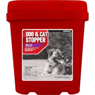 Animal Stopper, Granular Animal Repellent, All Natural, Effective All Year Round, Safe for People and Pets, No Harsh Chemicals, Ready to Use, Garden Animal Repellent - 5 lb. Shaker Jug