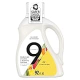 9 Elements Natural Laundry Detergent Liquid Soap, Citrus Scent, Vinegar Powered, 92 Fl Oz, 1 Count, Laundry Detergent Liquid, Washing Detergent