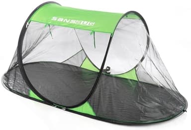 SANSBUG Screen Tent for One Person (Instant Pop up, Strong No-See-um Mesh, Durable Tarp Floor)