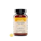 NatureWise Vitamin D3 5000IU + K2 (MK7) 100mcg with Organic Extra Virgin Coconut Oil - Supports Calcium Absorption, Bone & Immune Health - Non-GMO, Soy & Gluten-Free - 30 Softgels[30-Day Supply]