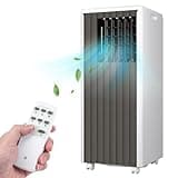 Portable Air Conditioners, 8,000 BTU Air Conditioner with Built-in Dehumidifier Function,Fan Mode, Remote Control, Up to 350 Sq. Ft., Black