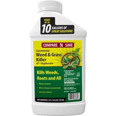 Compare-N-Save Glyphosate Concentrate Grass & Weed Killer Herbicide, 16-ounce