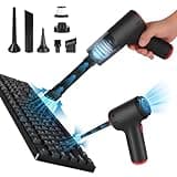 TOBTOS Computer Vacuum Cleaner, Blower and Vacuum 3-in-1, Rechargeable Electric Air Duster for Car, Computer, Home and Office Dust Cleaning(VC-001)
