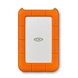 LaCie Rugged Mini 2TB External Hard Drive Portable HDD - USB 3.0/ 2.0 Compatible, Drop Shock Dust Rain Resistant Shuttle Drive, For Mac And PC Computer (LAC9000298), orange