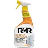 RMR - Xtreme Soap Scum Remover, Fast-Acting, No-Scrub Bathroom Cleaner for Soap Scum, Calcium, Hard Water, Limescale, and Shower Tile Residue, Bleach-Free, 30-Fluid Ounce Spray Bottle