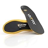 VKTRY Gold Carbon Fiber Performance Insoles - Non-Cleated Shoes, Customized Inserts - Basketball, Volleyball & More |Run Fast, Jump High, Land Soft, Support Recovery, US M12-12.5, W14-14.5, 171-220lb