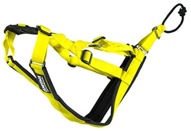 Neewa Adjustable Sled Pro Harness (Large, Yellow), Dog Harness for Large Breeds, Giant Dogs, Sled Pulling