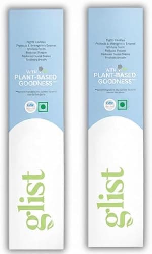 Glister Toothpaste for Fresh Breath Prevention, Pack of 2