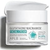 APLB Glutathione Niacinamide Facial Cream | LIPO GLUTA NIAC CEN™ 24.8% 1.86 FL.OZ/Korean Skincare, Deep hydration, Niacinamide, Improve skin elasticity, Improve skin texture