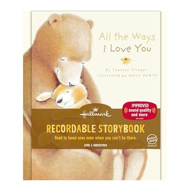 Hallmark Recordable Book for Children (All The Ways I Love You) Easter Basket Stuffers