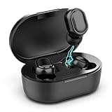 Not Amplifier Hearing Aids for Seniors, Rechargeable OTC Hearing Aids with Noise Canceling,Clear Sound,Premium Comfort Design with Recycle Charging Case (Non-Digital Display-Black)
