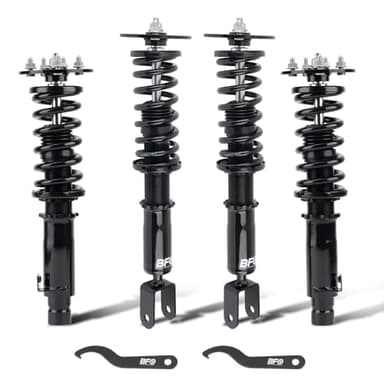 BFO Coilovers for Acura TL FWD/AWD 2009-2014, Height Adjustable Coilovers Suspension Kit, Preset Damping Shock Absorber Struts, Lowering Kit Black