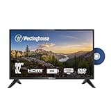 Westinghouse 32 Inch TV with DVD Player Built in, 720p HD LED Small Flat Screen Non-Smart Television DVD Combo with HDMI, USB, & Parental Controls, Monitor for Home, Kitchen, or RV Camper