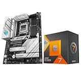Micro Center CPU Motherboard Kit AMD Ryzen 7 7800X3D Unlocked Desktop Processor with ASUS ROG Strix B650-A Gaming WiFi 6E AM5 (LGA1718) Ryzen 7000 Gaming Motherboard