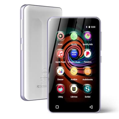 160GB MP3 Player with Bluetooth and WiFi, innioasis Music Player with Spotify,Pandora,Amazon Music,4" Touch Screen Android MP4 MP3 Player for Kids with Libby,Audible,Spotify Kids (Purple)