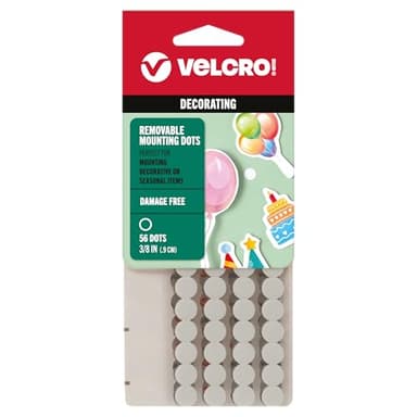 VELCRO Brand - Removable Mounting Circles - 3/8", 56 ct (95188)
