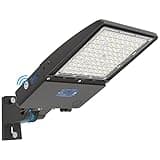 AKK 200W LED Parking Lot Lighting with Adjustable Arm Mount, 28000LM (140LM/W) LED Parking Lot Lights, 5000K Street Light Dusk to Dawn Photocell, Waterproof LED Shoebox Light for Roadway, ETL Listed