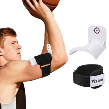 90 Degree Angle Basketball Shooting Trainer Training Equipment Aid with Adjustable Strap on Your Arm for Teenagers & Beginners Correct Shooting Posture Achieve Perfect Form Each Time Like The Pros