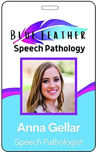 Photo ID Badges Custom Printed - High Definition Edge to Edge Printing Work Badge Custom ID Badge