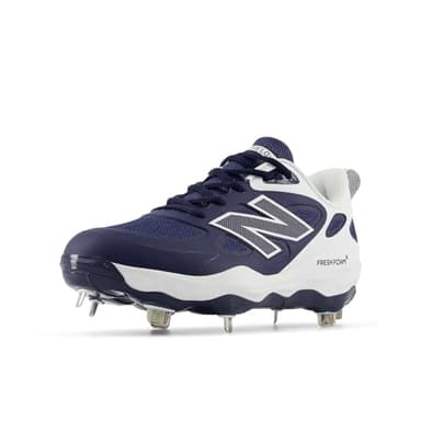 New Balance Women's Fresh Foam X Velo V4 Metal Softball Shoe, Team Navy/White, 8 M