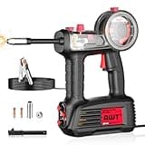 AWT 100A Handheld MIG Welder Machine,110V Flux Core MIG Welder Machine,Portable Gasless MIG Welding Machine,Hand Held Inverter Wire Feed Welder