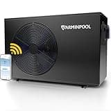 VARMINPOOL 40000BTU Pool Heat Pump for 13000 Gallons Ingroud and Above Ground Pools, Smart Electric Pool Heater with WiFi Control APP, 220-240V, Titanium Heat Exchanger