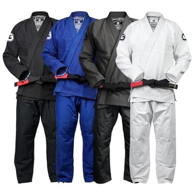 Gold BJJ Foundation Gi - Pearl Weave Jiu Jitsu Gi for Men and Women - IBJJF Competition Legal BJJ Gi (White, A1)