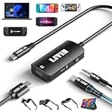 LIVIN 𝟐𝟎𝟐𝟓 𝐔𝐩𝐠𝐫𝐚𝐝𝐞 USB C to Portable Monitor、AR Glasses XREAL One、Air 2 Pro/VITURE Pro/RayNeo Air 2s/Rokid,【4K@60Hz+PD 100W】,USB C to Type C Adapter iPhone15/16、Android、PC、Switch、Steam Deck