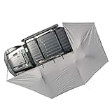 BAMACAR Naturnest Awning 270 Degree Driver Side Rooftop Awning for Jeep Van Truck SUV, Car Canopy for OVS Vehicle Moon Shape Overland All Top Roof Rack Batwing Awnings for Rooftop Tent Car Camping