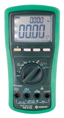 Greenlee DM-810A DMM,TRMS,AC/DC,CAP(DM-810A)
